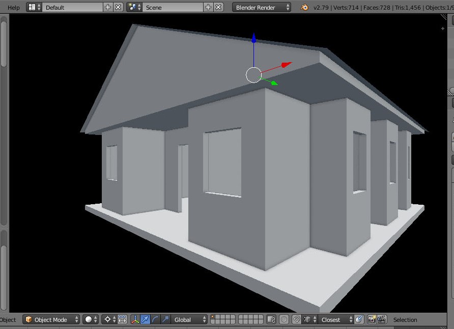 Bedstefar midtergang bestille How to model a house in blender 3D software | GodReign Dreamworks